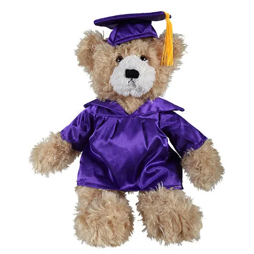 12" Graduation Brandon Teddy Bear Plush 2024 beige