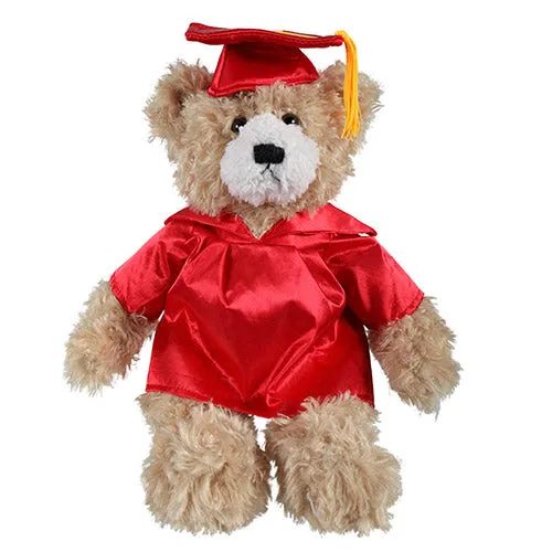 12" Graduation Brandon Teddy Bear Plush 2024 beige