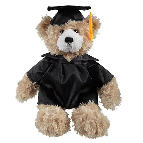 12" Graduation Brandon Teddy Bear Plush 2024 beige