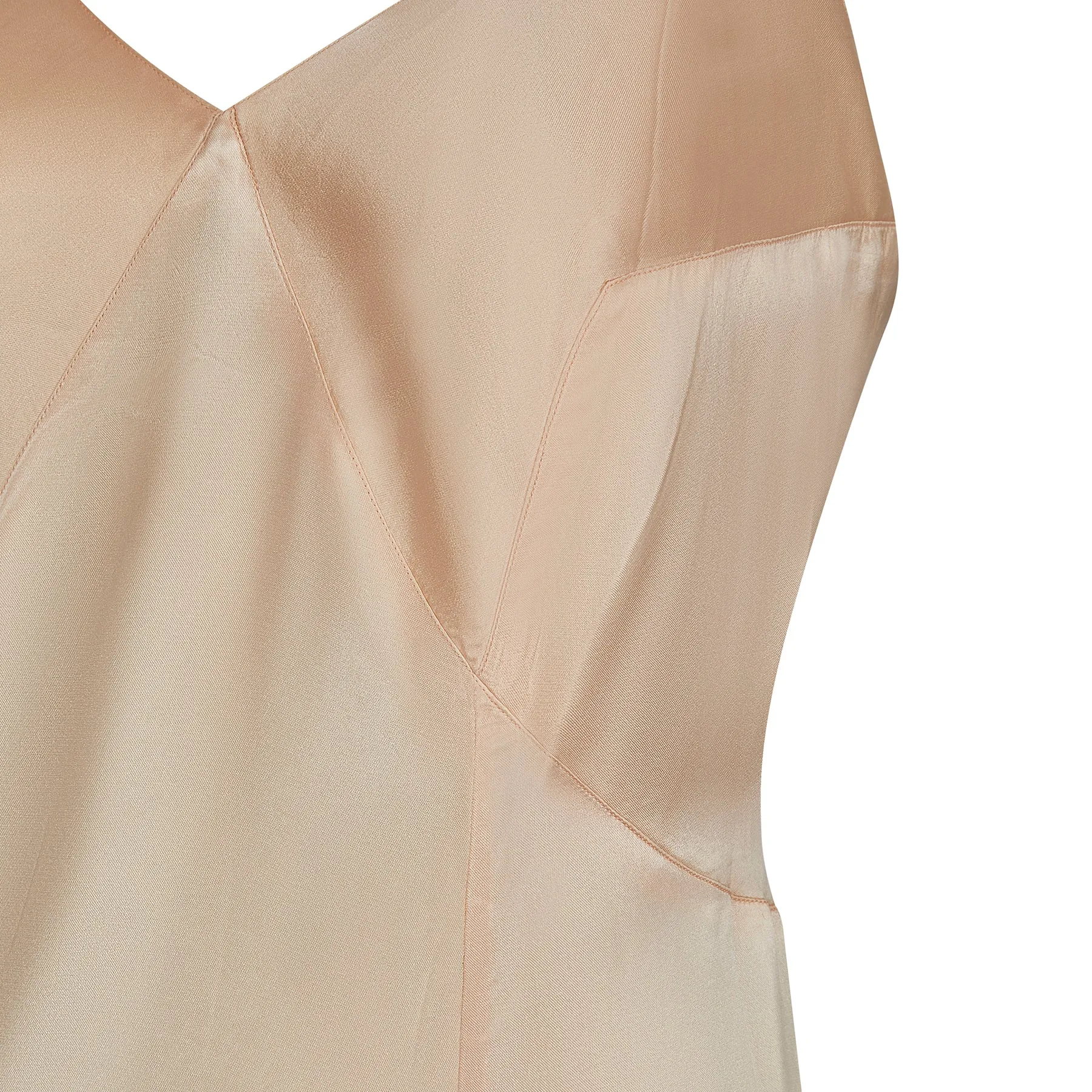 1950s Blush Pink Satin Slip Dress