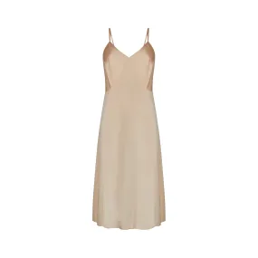 1950s Blush Pink Satin Slip Dress