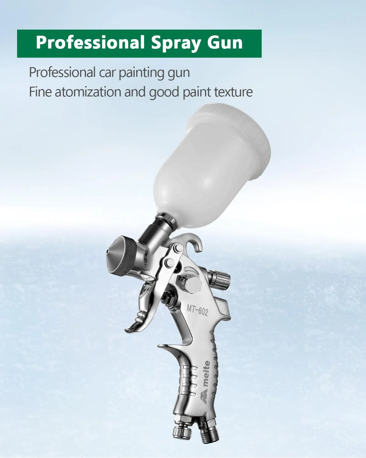 30 PSI Gravity Feeding Mini Spray Gun (0.8 mm & 1.0 mm)