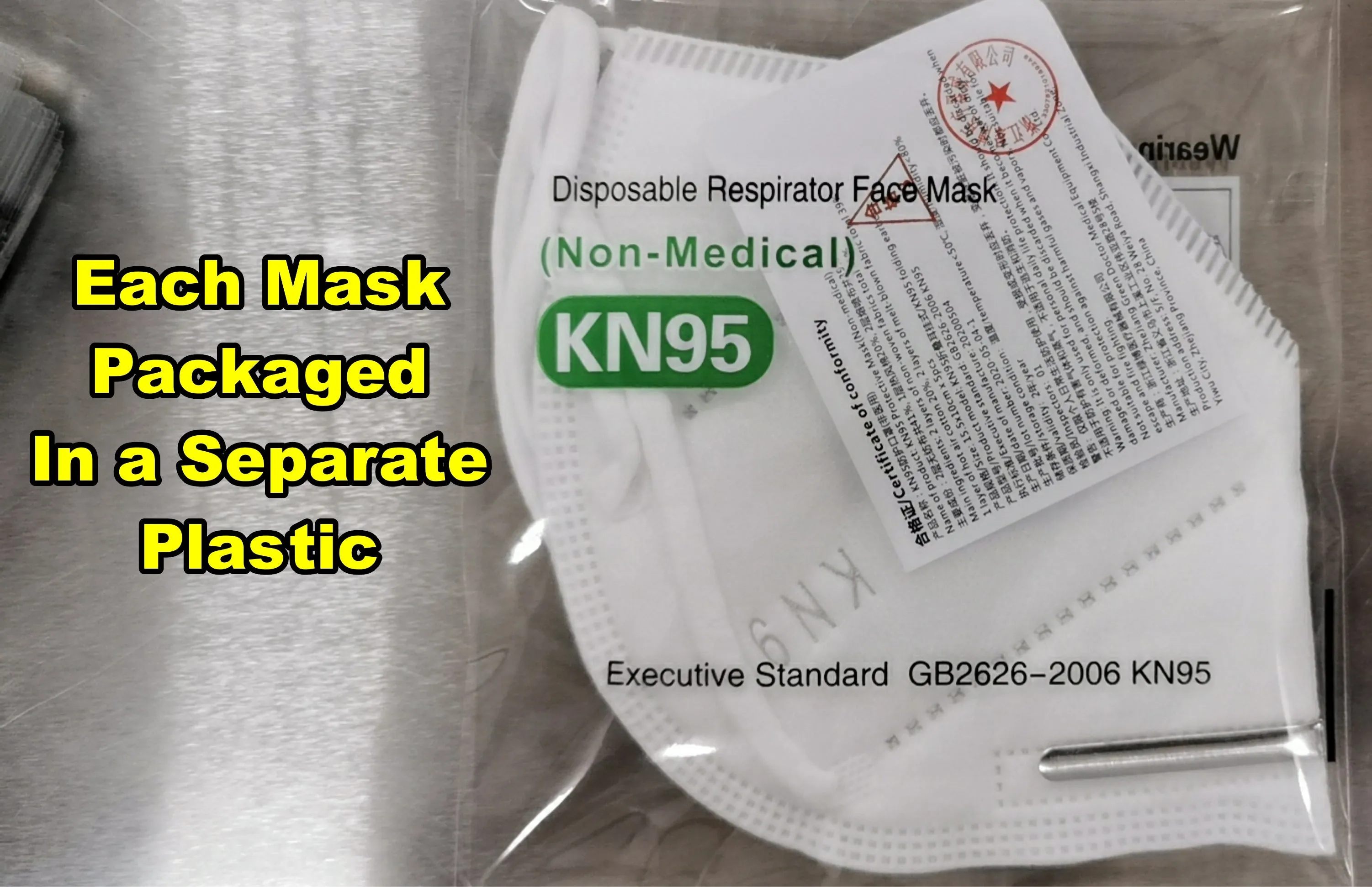 5 Layer KN-95 Protective Face Mask 10 PCS