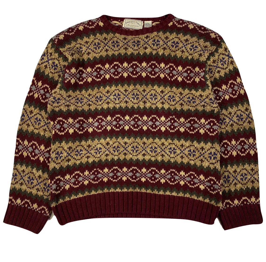 90s American eagle cotton sweater XL