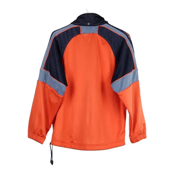 Age 13-14 Asics Track Jacket - Large Orange Polyester