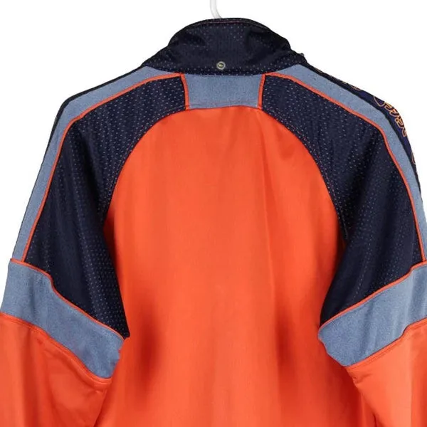 Age 13-14 Asics Track Jacket - Large Orange Polyester