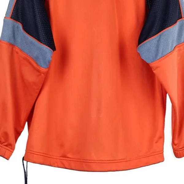 Age 13-14 Asics Track Jacket - Large Orange Polyester