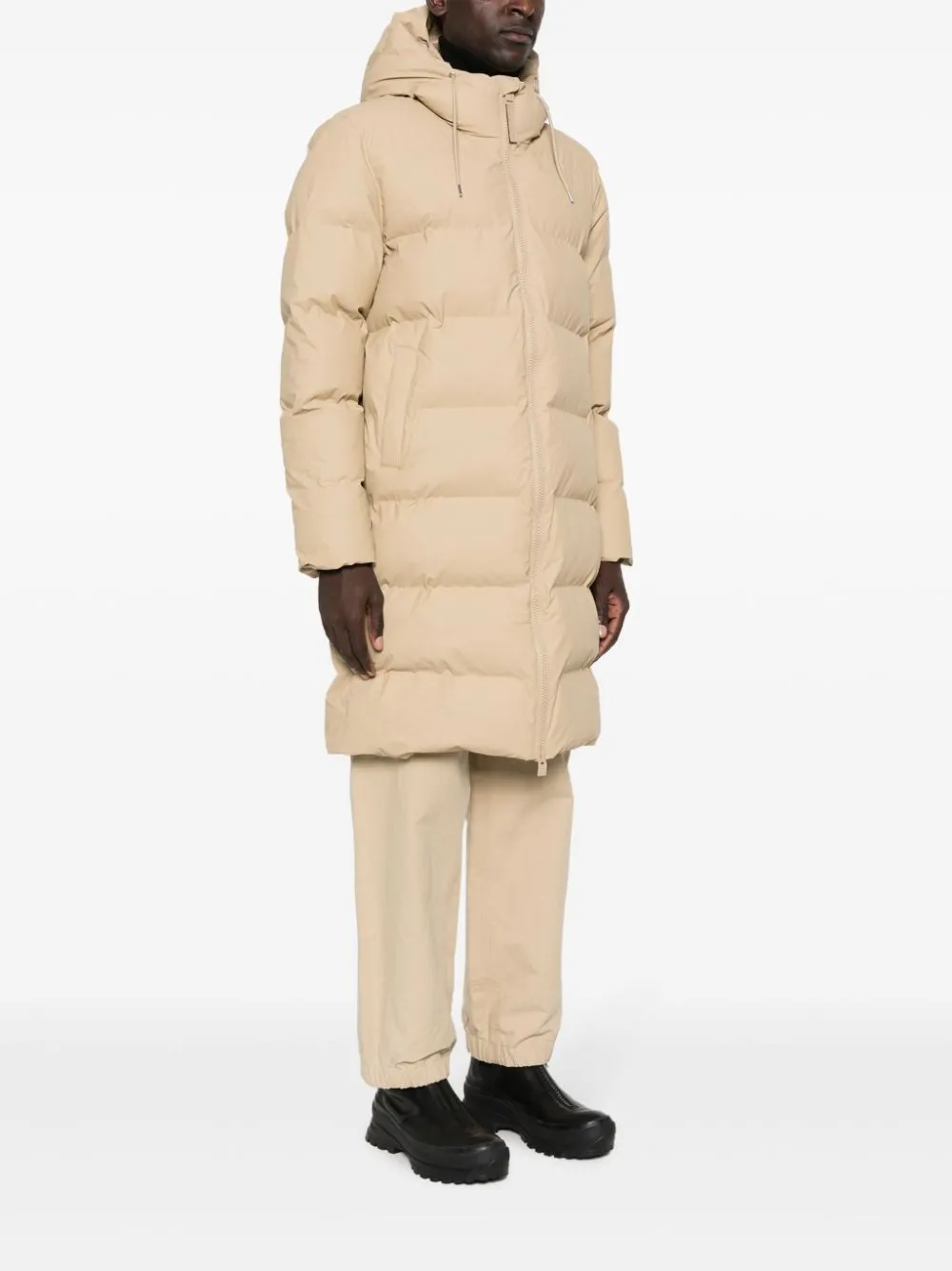 Alta hooded padded coat
