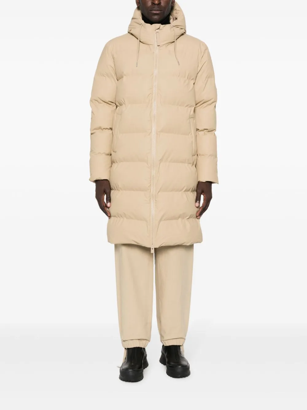 Alta hooded padded coat