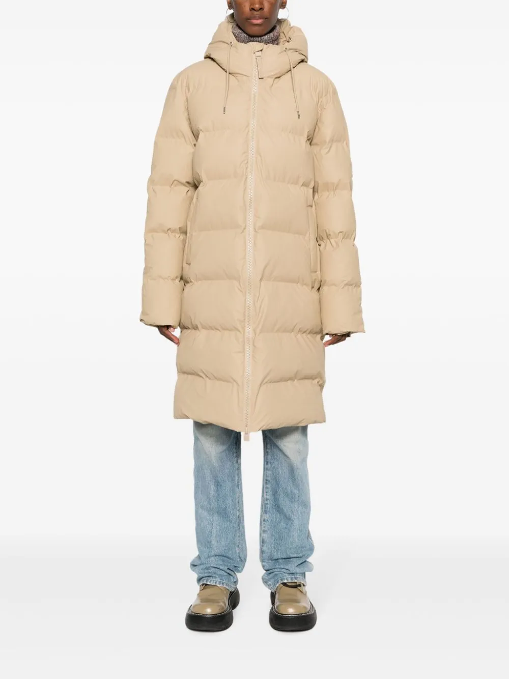 Alta hooded padded coat