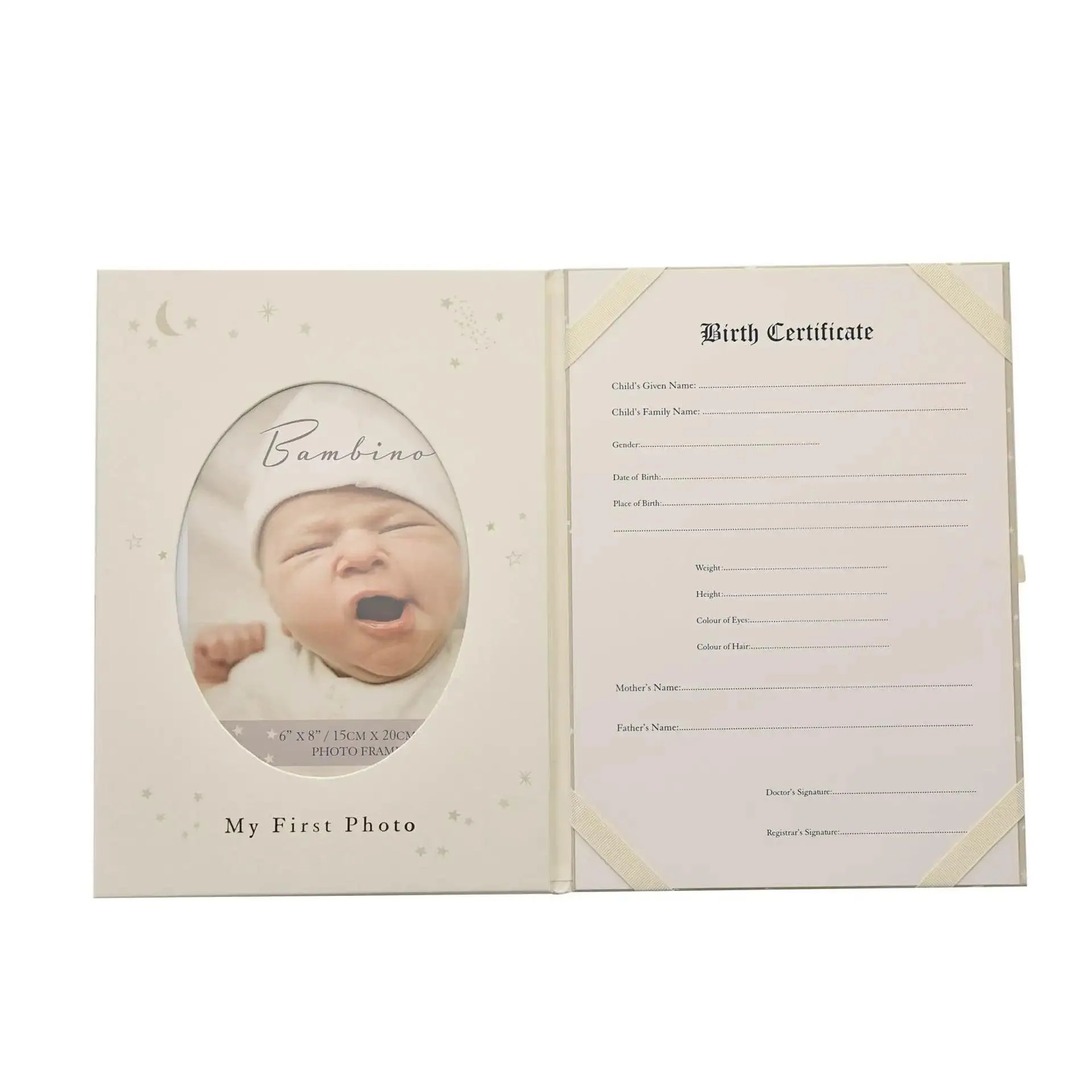 Bambino Little Star Birth Certificate Holder