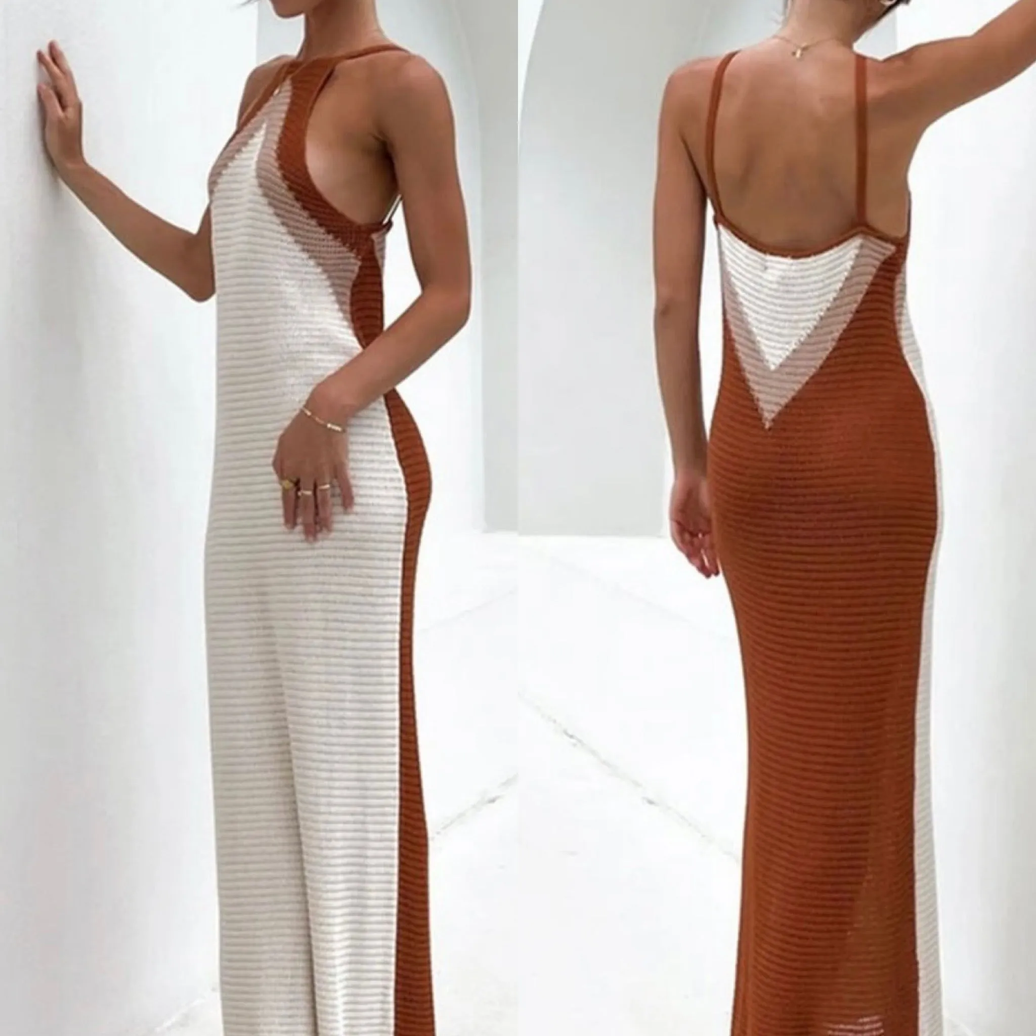 Beach Daze Knit Maxi Dress