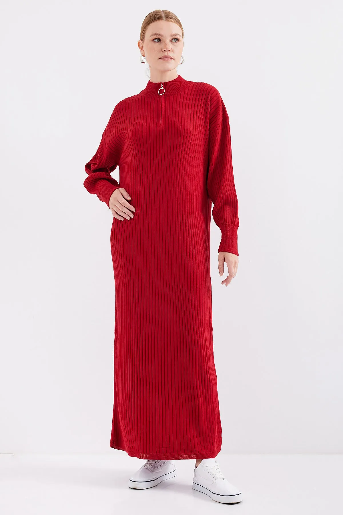 BGD Women Knit Dress - Red - Avondale