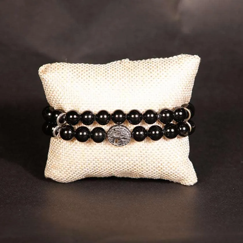 Black Tourmaline Double Layer