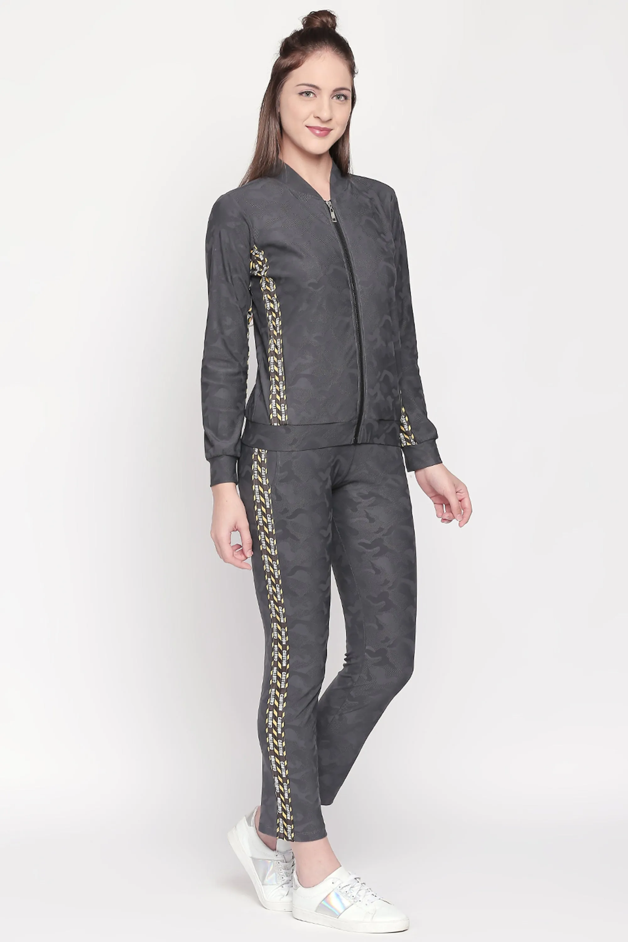Camouflage Print Tracksuit