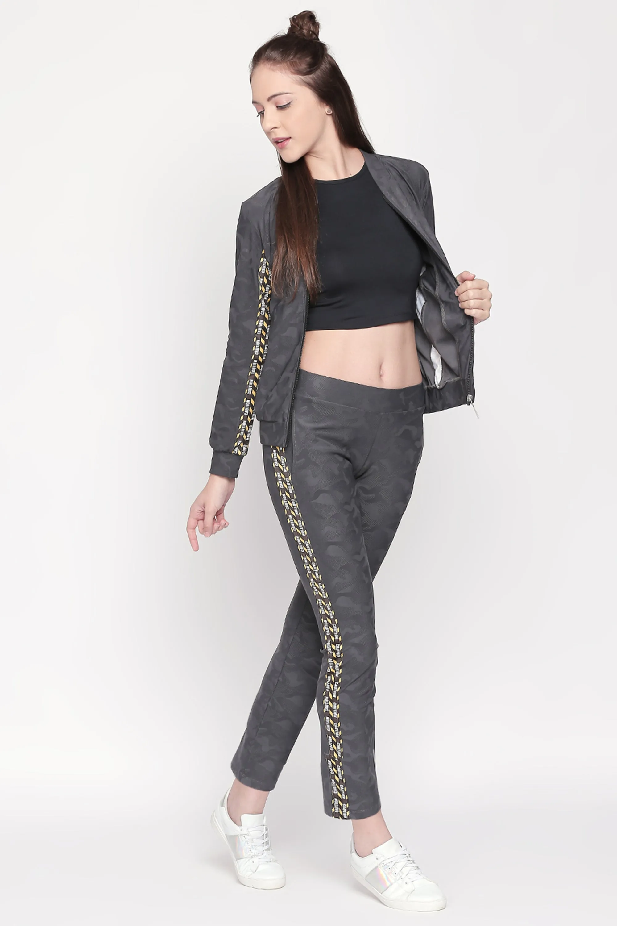 Camouflage Print Tracksuit
