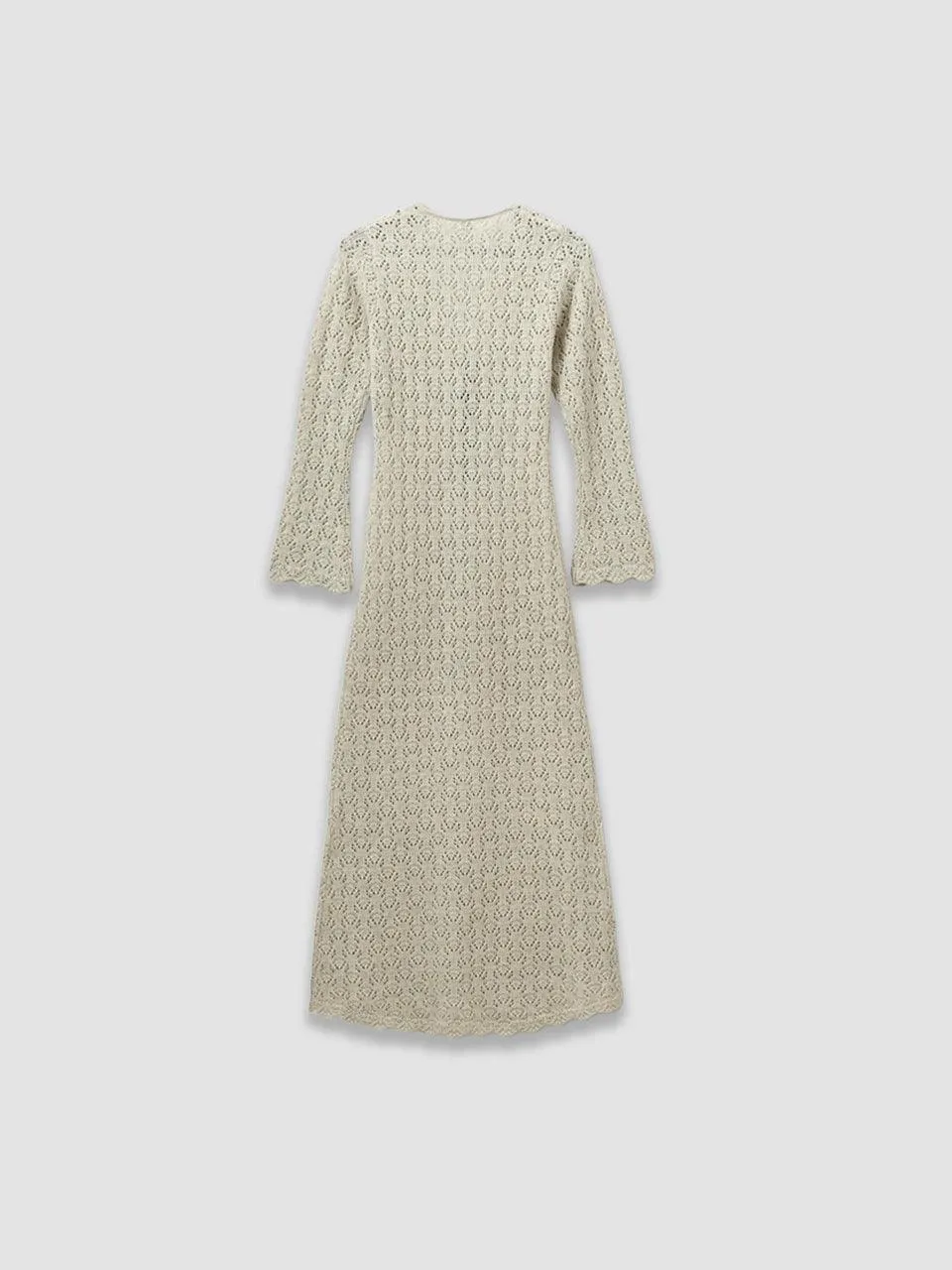 Canada Crochet Dress - Oatmeal