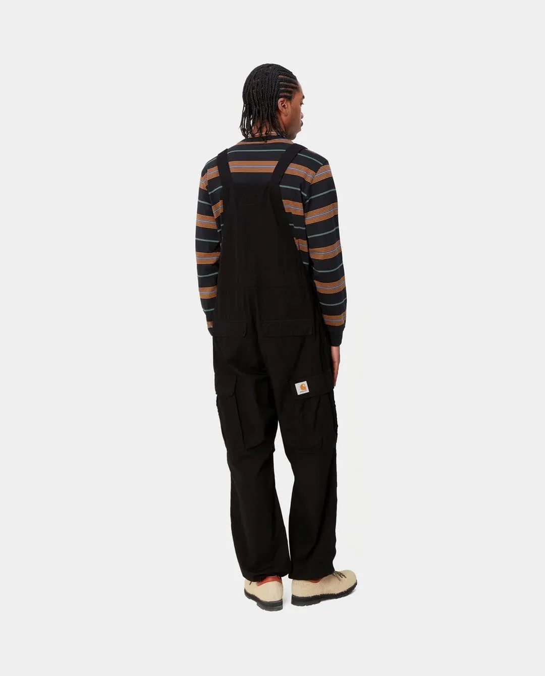 Carhartt WIP - Cargo Bib Overall - Black Rinsed