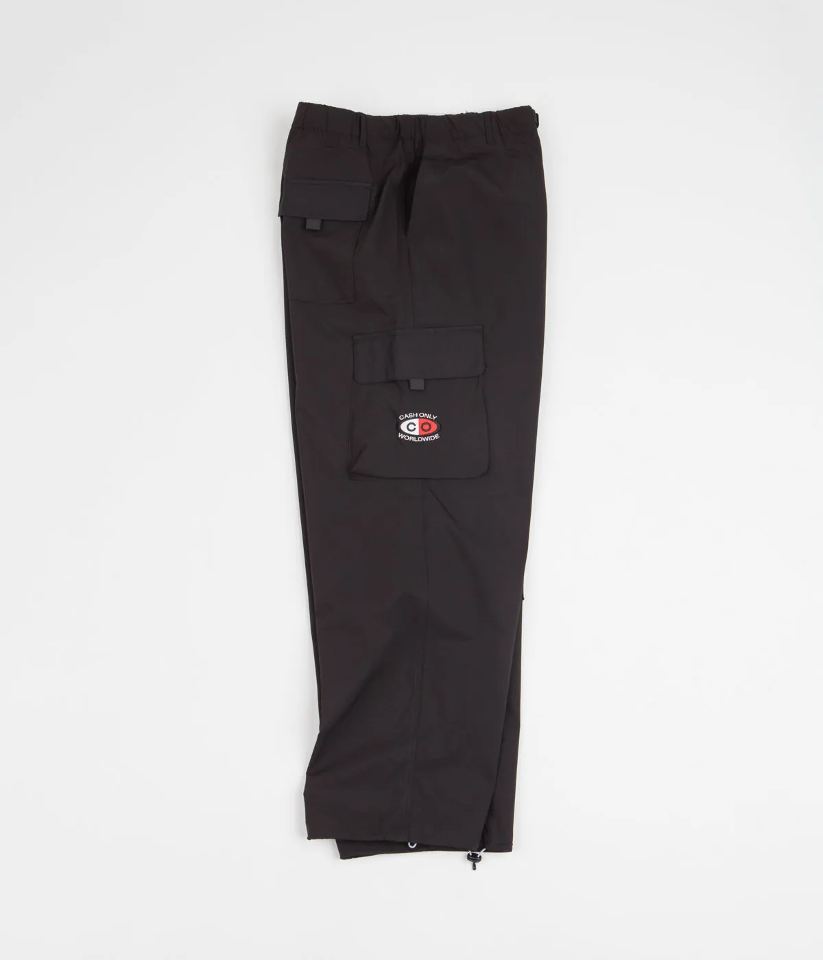 Cash Only Breaker Cargo Pants - Black / White / Red