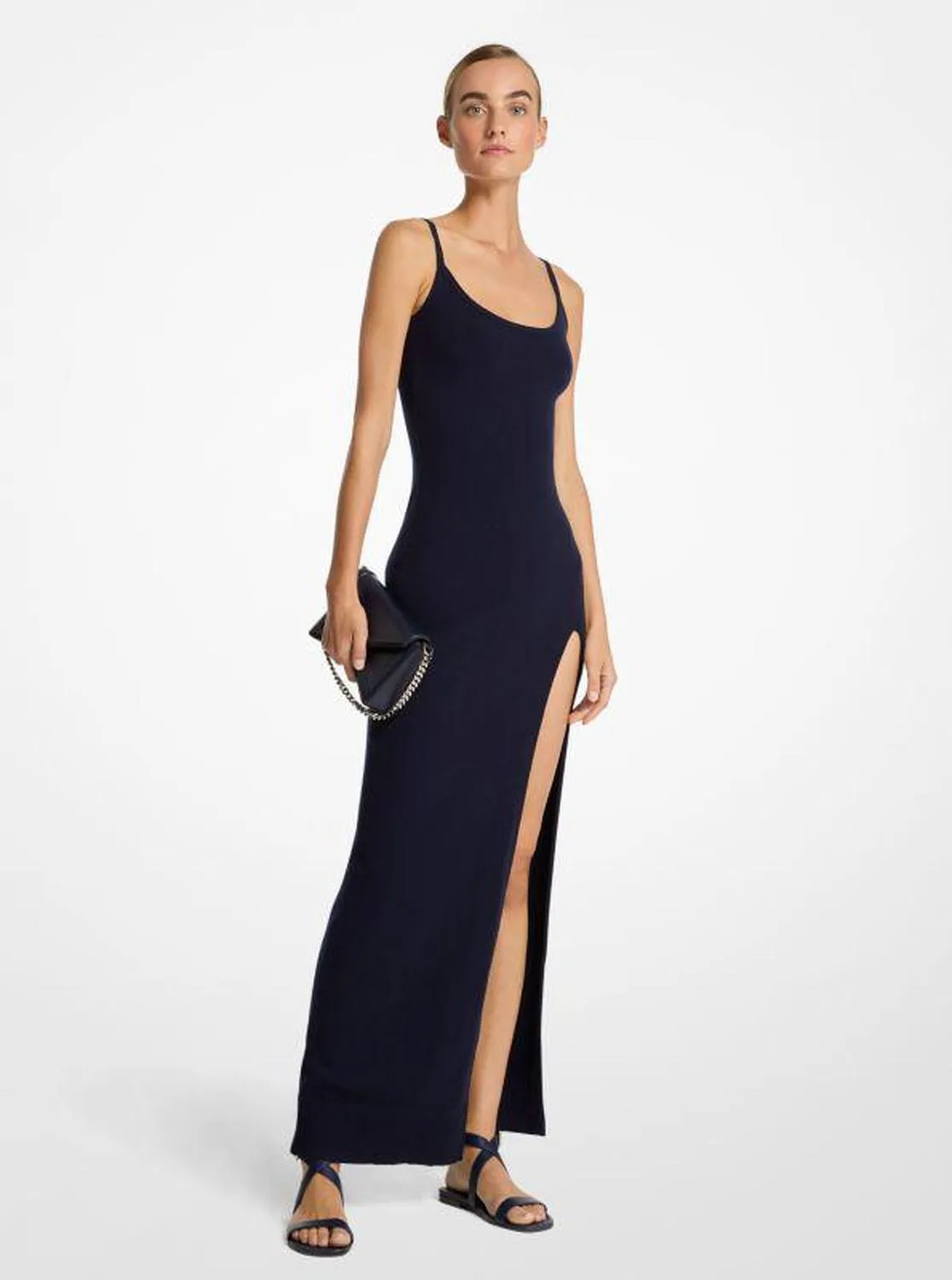 Cashmere Blend Slip Dress