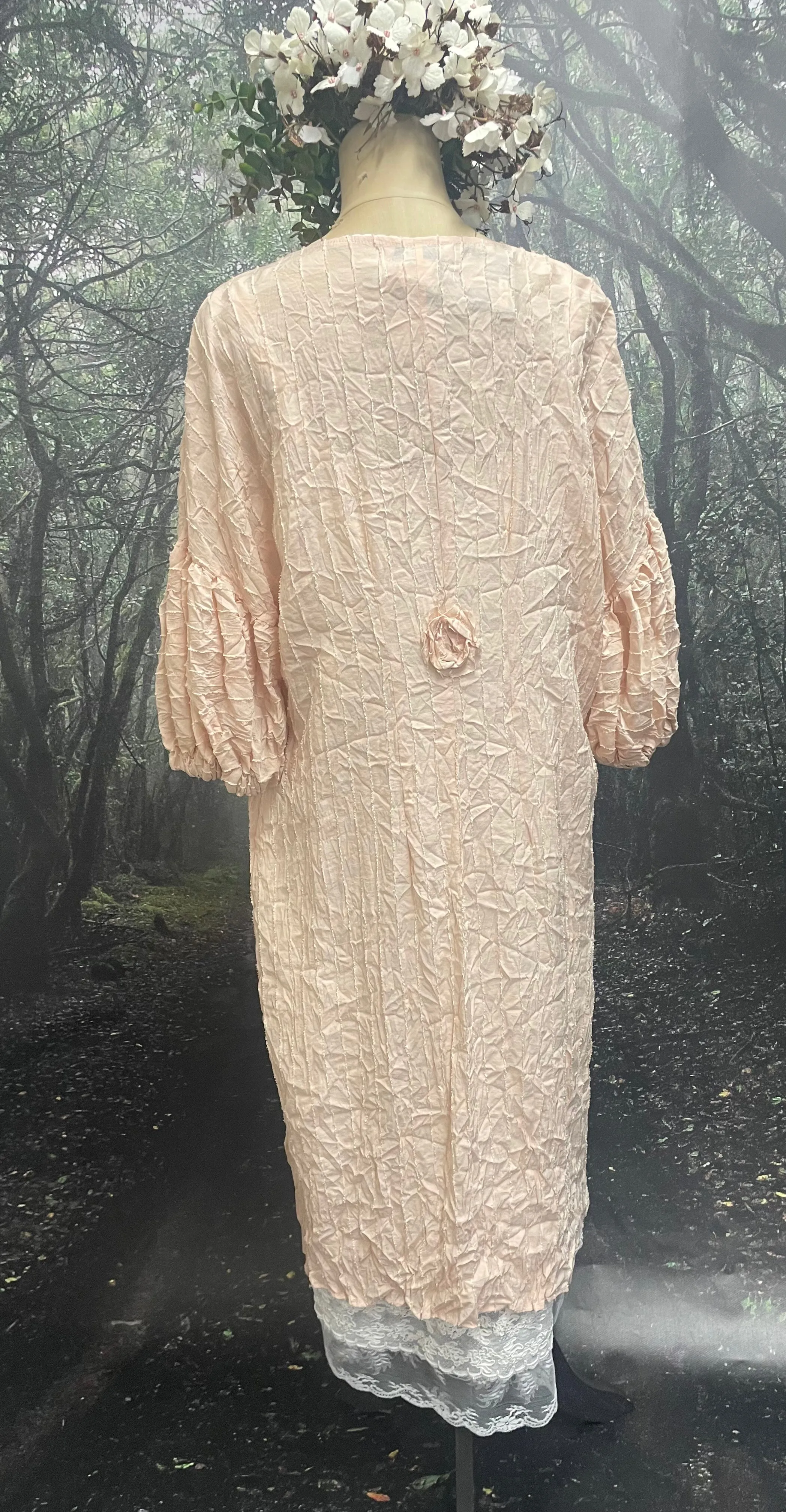 Checked overdress