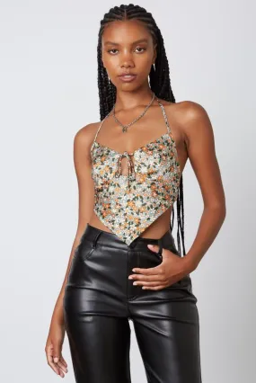 Cindy Floral Bandana Tank