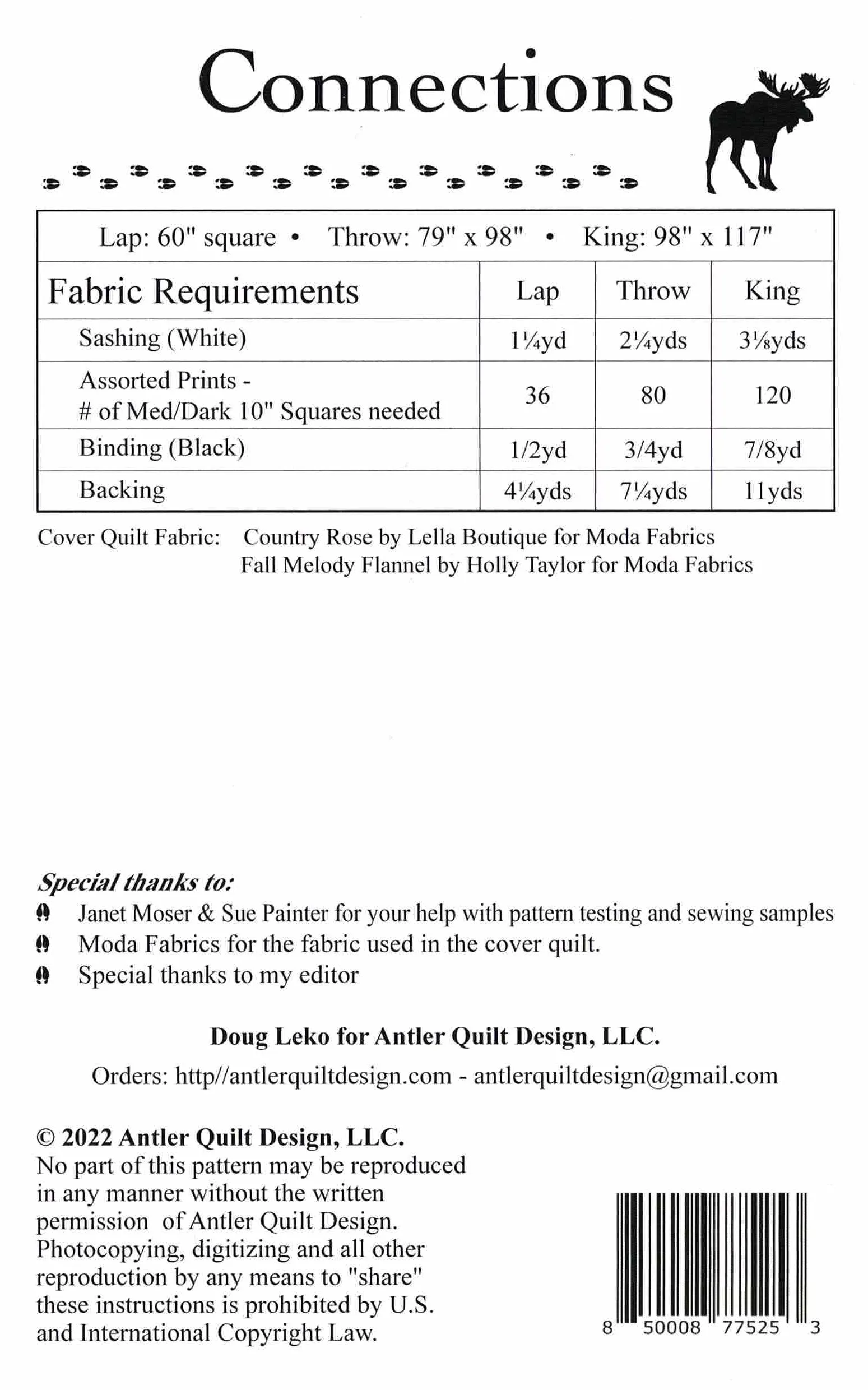 Connections - Antler Quilt Design's Quilt Pattern 0289