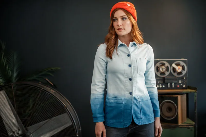 Damsons Chore Jacket Blue Ombré