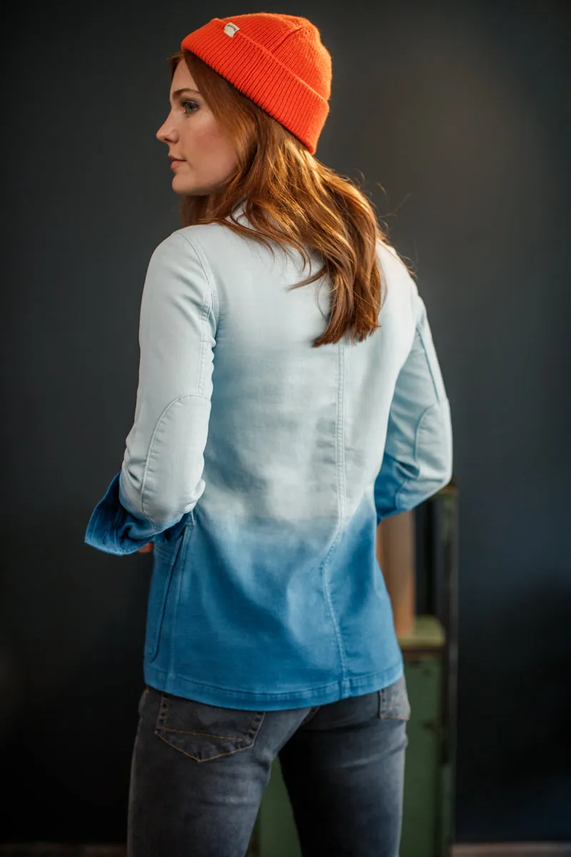 Damsons Chore Jacket Blue Ombré