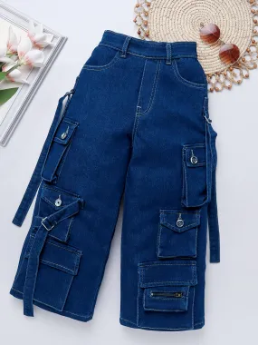Denim Ten Pockets Cargo for Girls & Boys