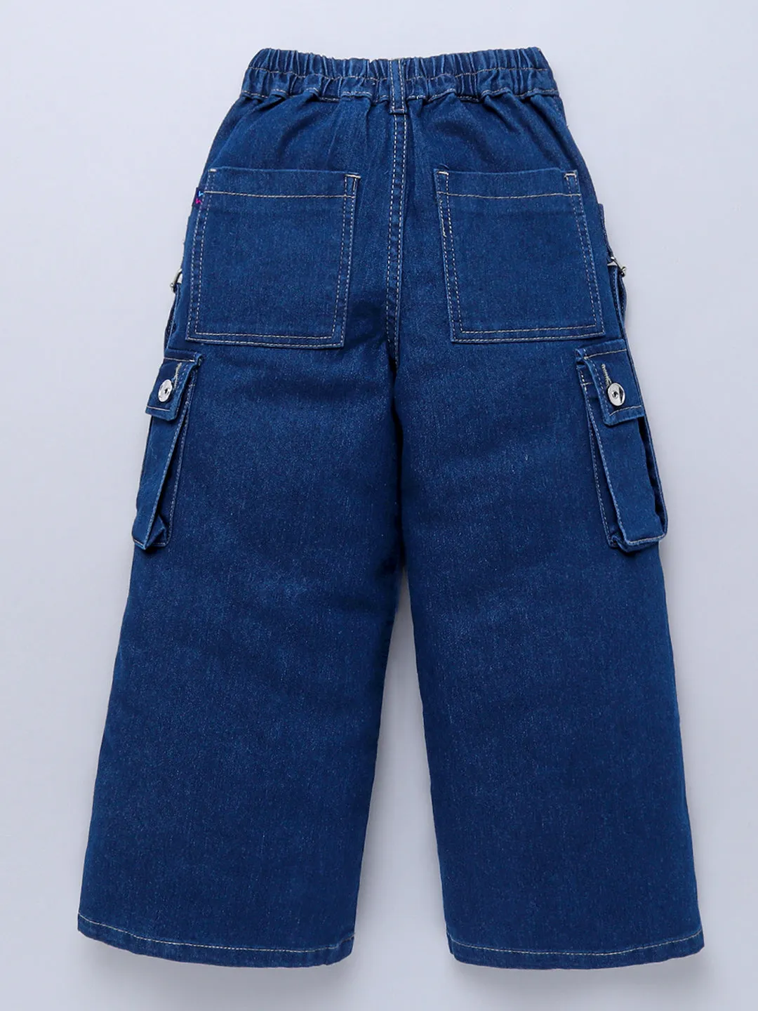 Denim Ten Pockets Cargo for Girls & Boys