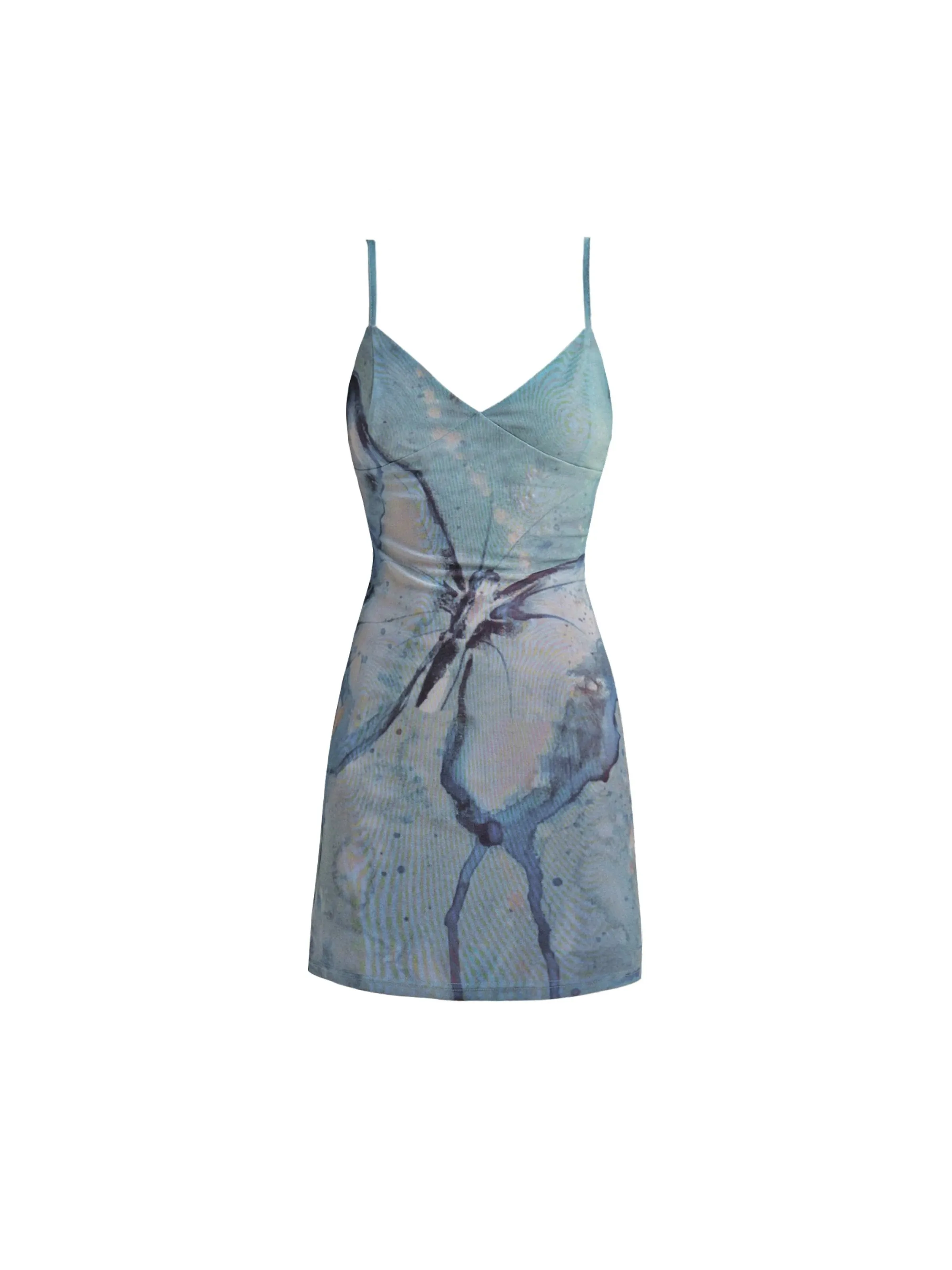 Dreamy Green Slip Dress