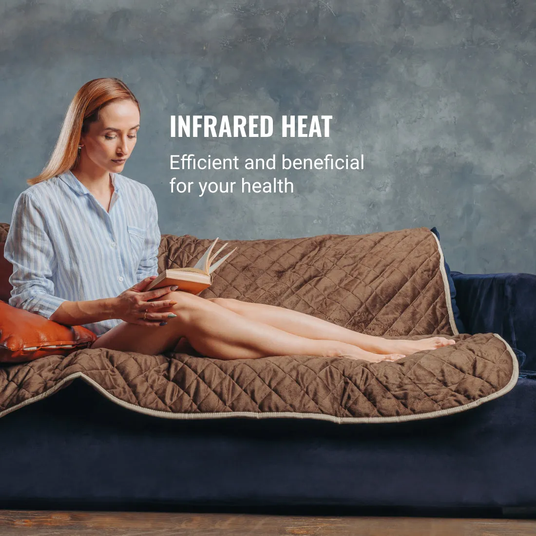 EcoSapiens Teddy Electric Heated Blanket (150x180 cm)