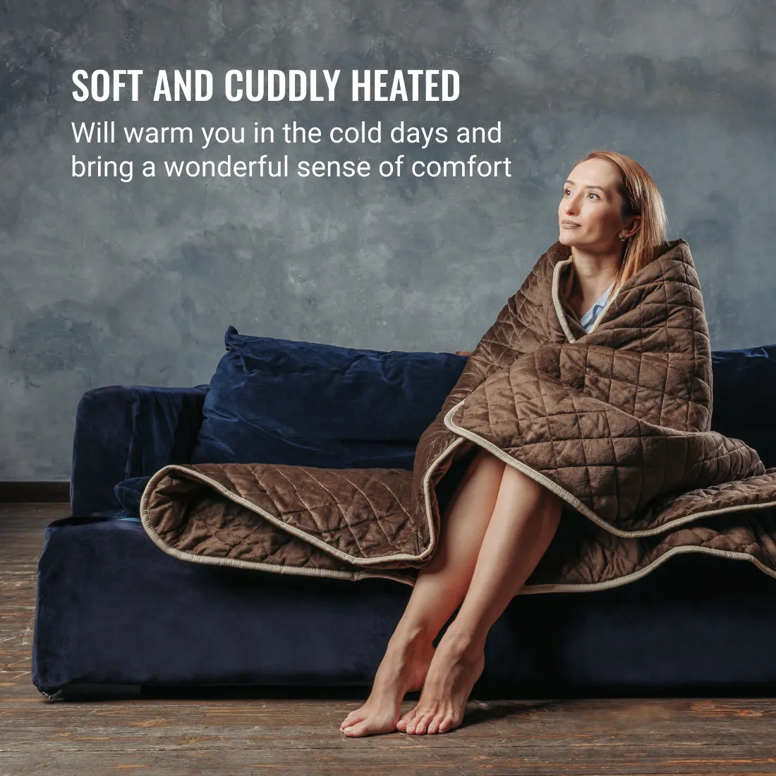 EcoSapiens Teddy Electric Heated Blanket (150x180 cm)