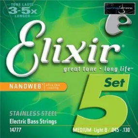 Elixir 14777 Elecbass 5-String 045 065 085 105 130