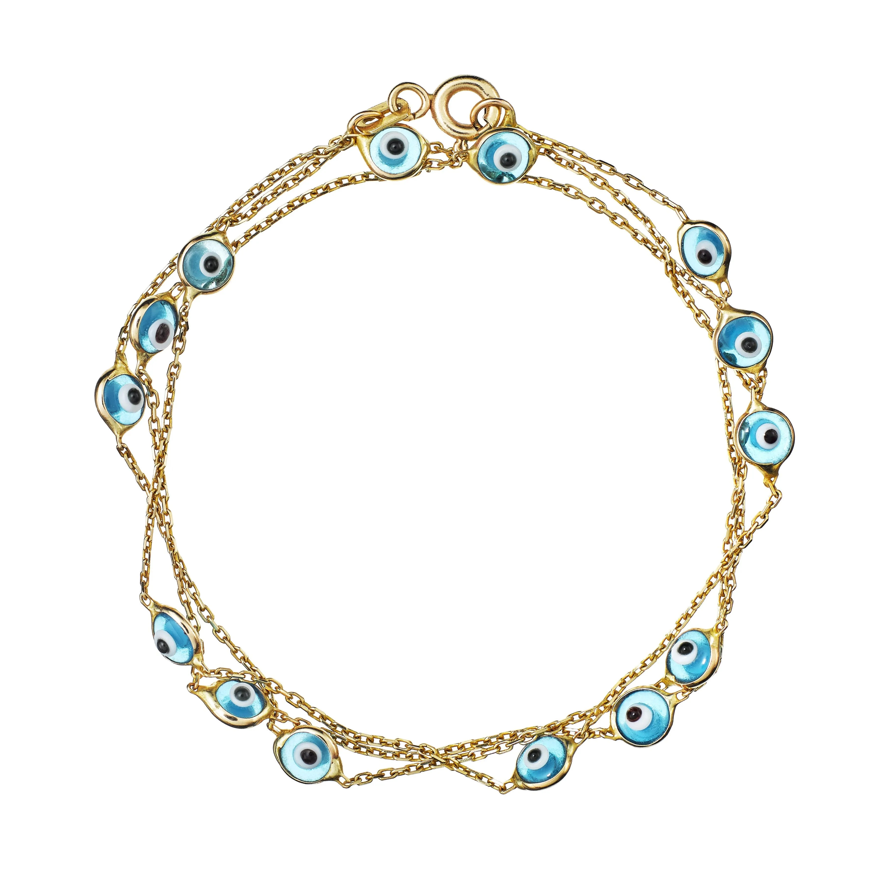 Esra Multiwrap Chain Turquoise