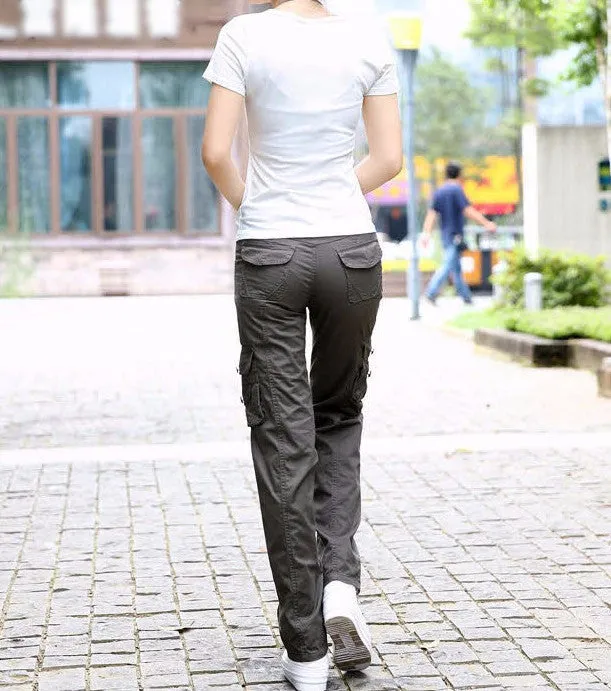 Female Stylish Cargo Camouflage Pants