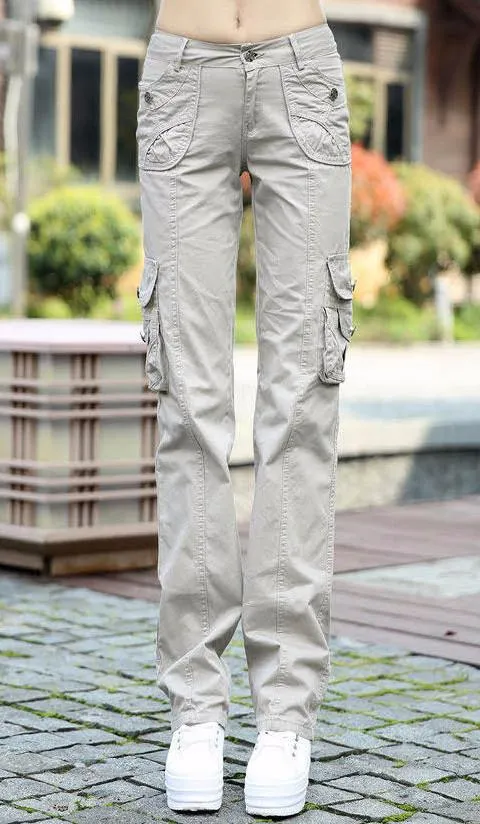 Female Stylish Cargo Camouflage Pants