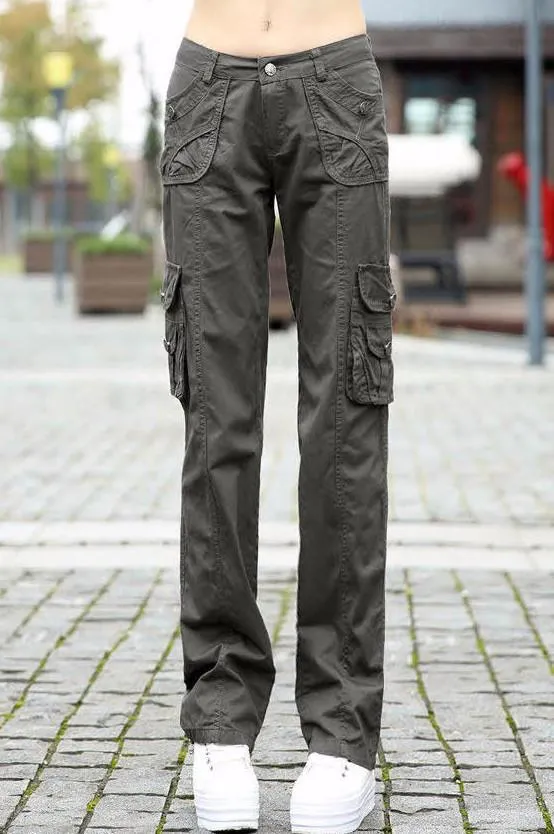 Female Stylish Cargo Camouflage Pants