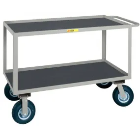 Flush Handle Instrument Cart (Non-Slip Vinyl Top w/ Lip)