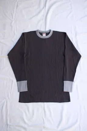 FREEWHEELERS / THERMAL LONG SLEEVE (#2215010,BLACK × SILVER GRAY)