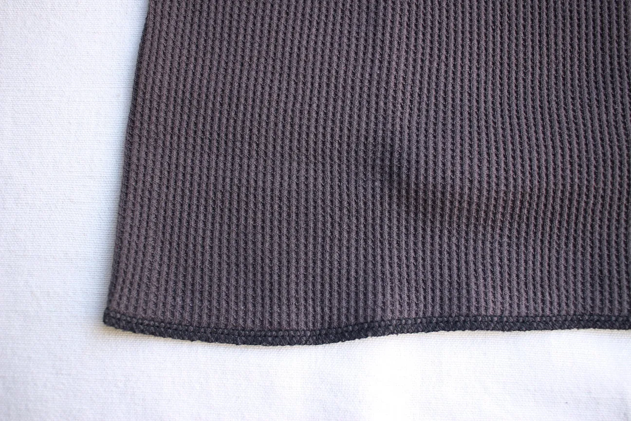 FREEWHEELERS / THERMAL LONG SLEEVE (#2215010,BLACK × SILVER GRAY)