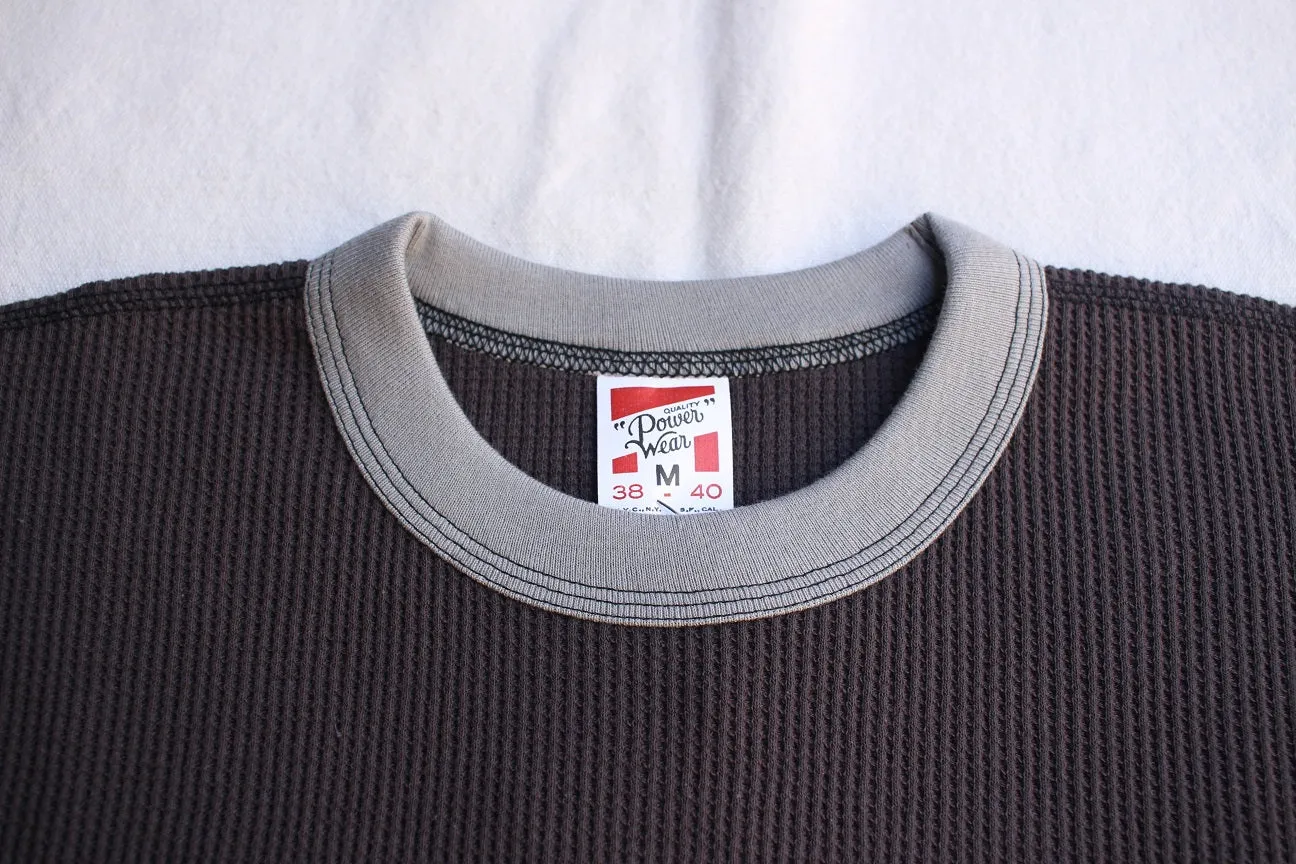 FREEWHEELERS / THERMAL LONG SLEEVE (#2215010,BLACK × SILVER GRAY)
