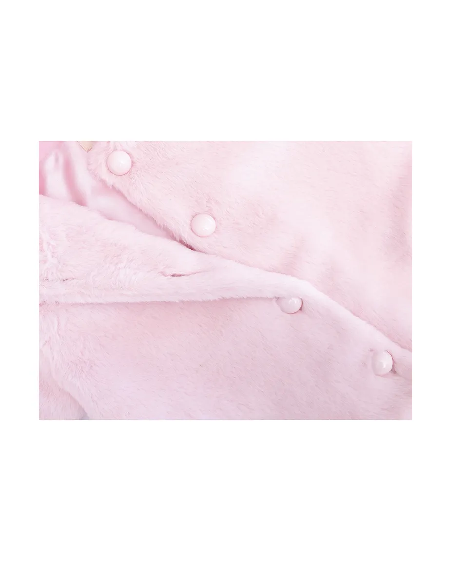 Girl Button Down Hooded Cardigan Jacket