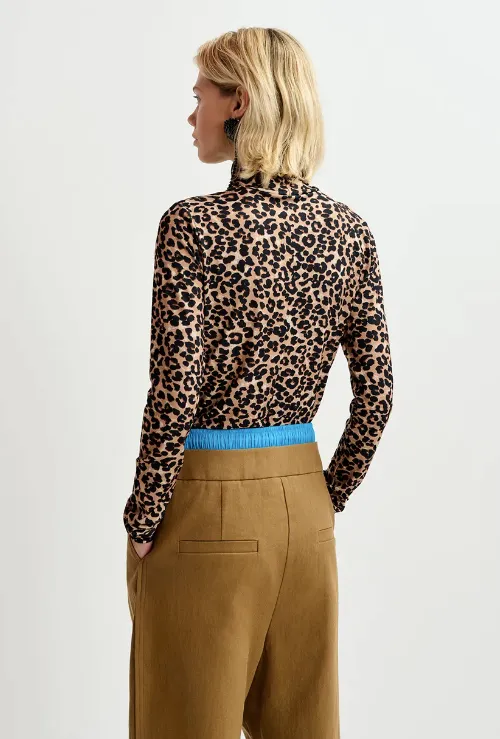 Going Printed Turtleneck