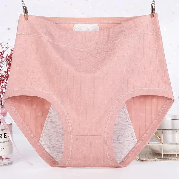 High Waist🔥 Buy 1 Get 3🔥Cotton Antibacterial & Leak-proof Physiological Underwear