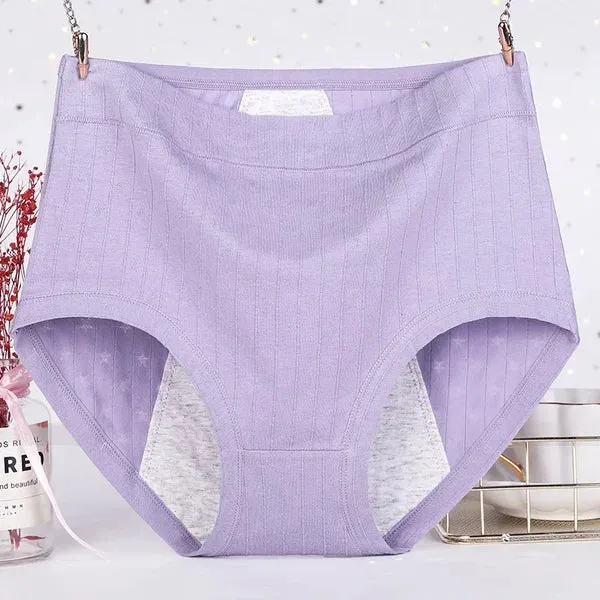 High Waist🔥 Buy 1 Get 3🔥Cotton Antibacterial & Leak-proof Physiological Underwear