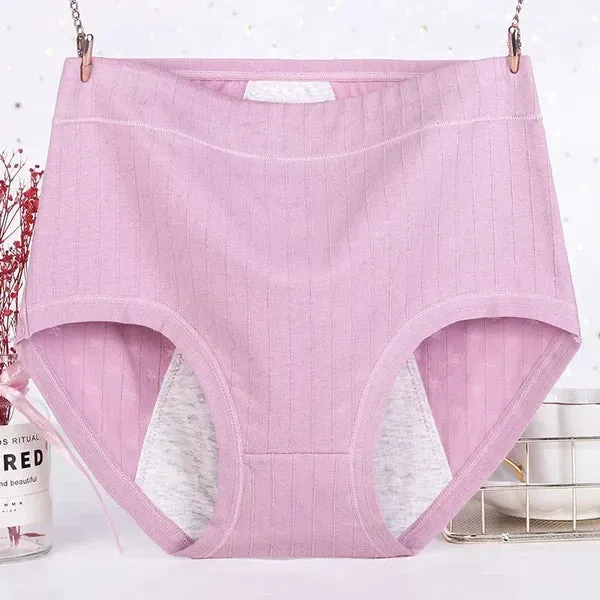 High Waist🔥 Buy 1 Get 3🔥Cotton Antibacterial & Leak-proof Physiological Underwear