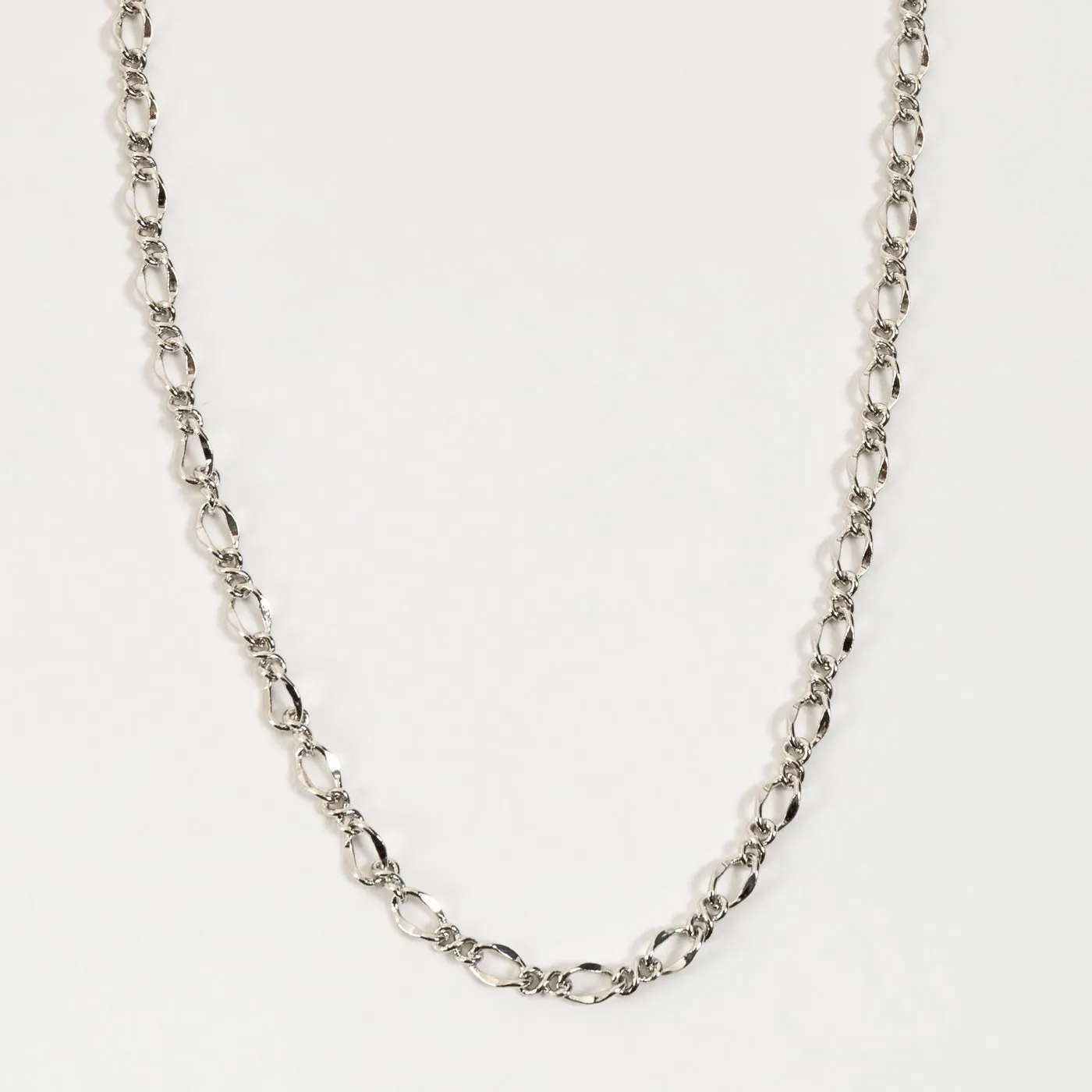 Howard's - Layer Me Figure Eight Chain Necklace - Silver, 20 Inch