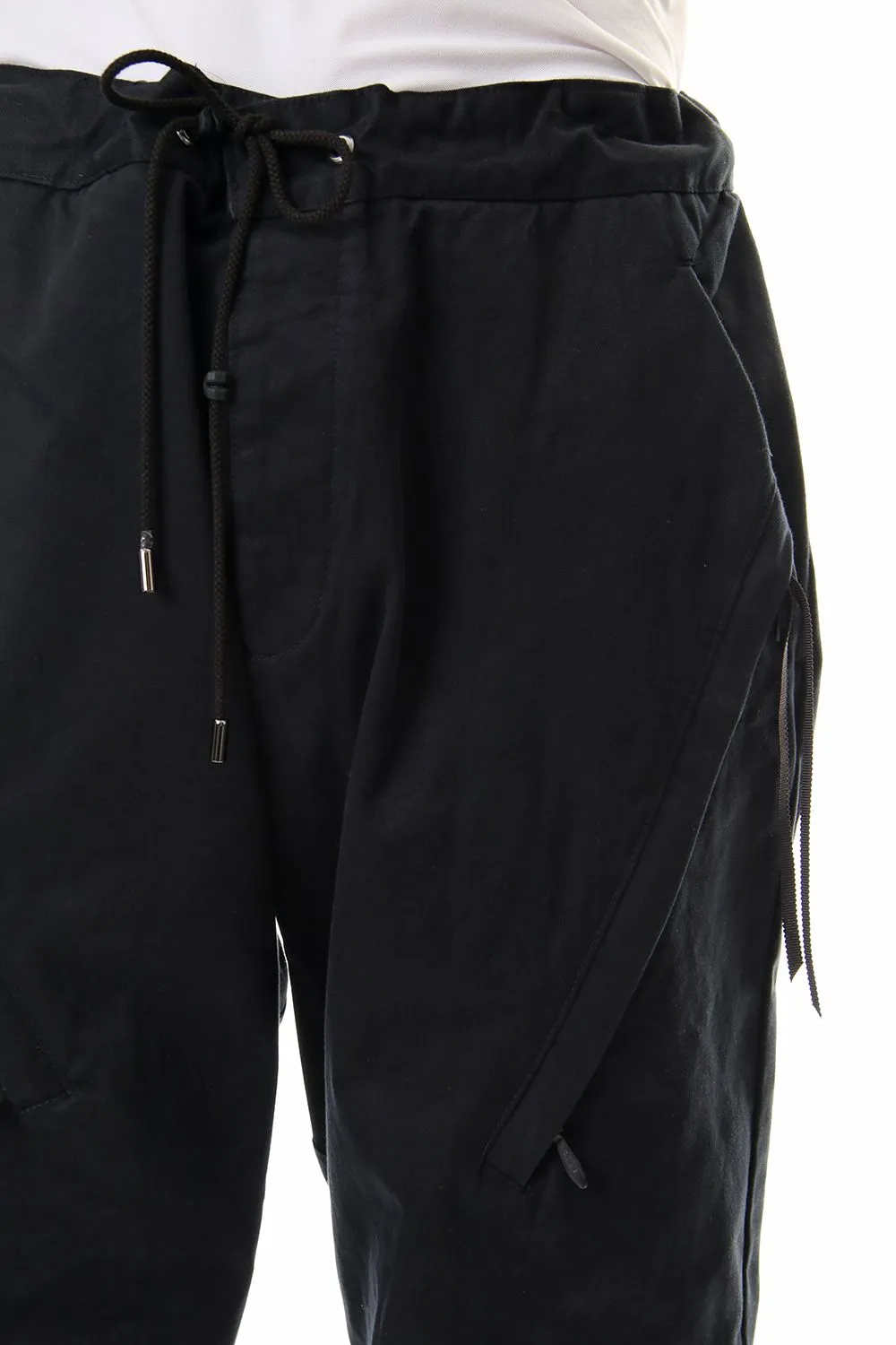 INVISIBLE CARGO PANTS - BLACK